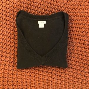 Medium J. Crew Cotton V-Neck Sweater